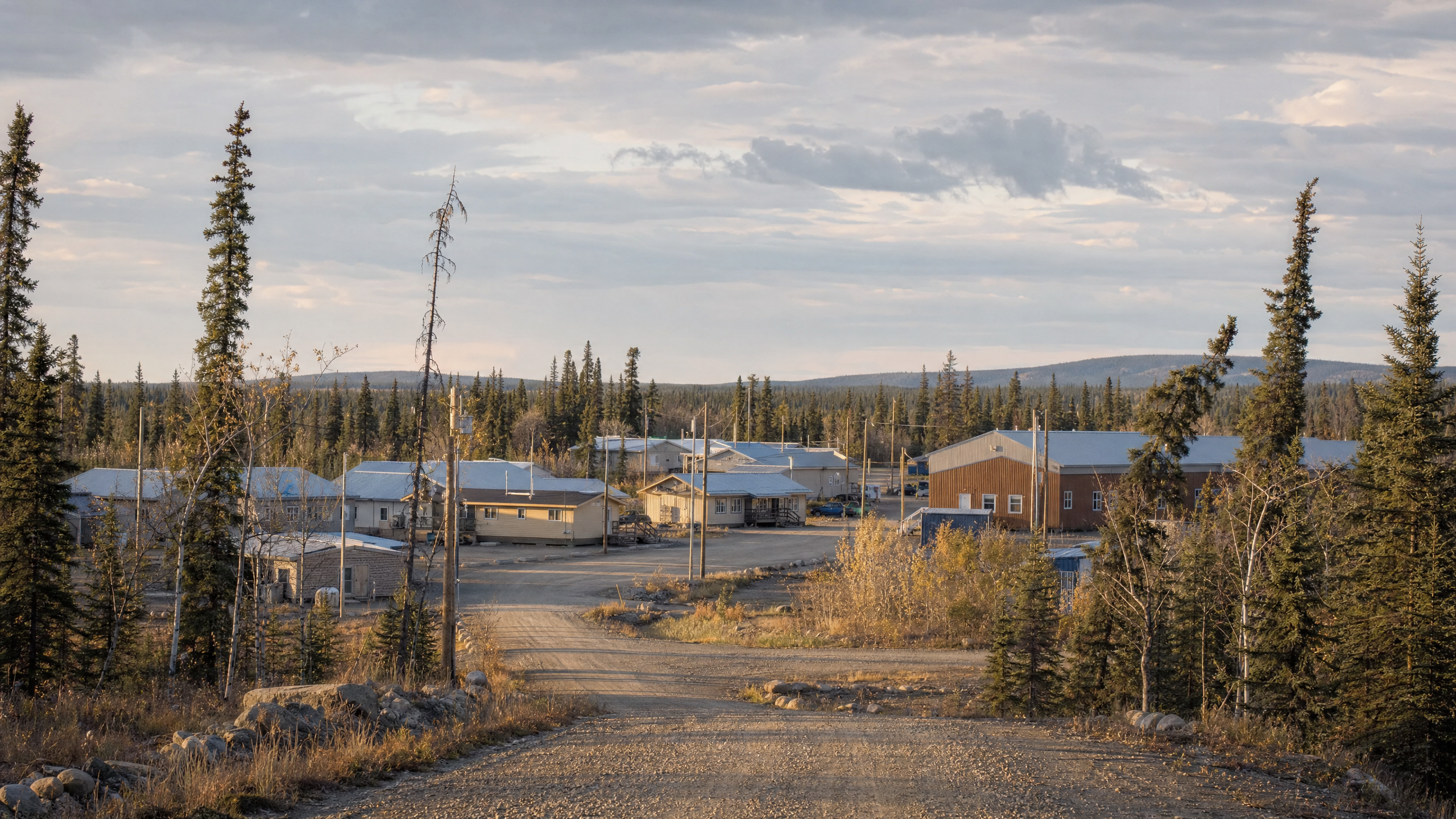 First Nation community in the Canadian boreal forest